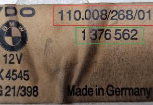 BMW  - 6-Serie E24 vanaf 1975 Tellerpaneel reparatie