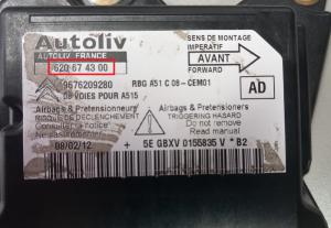 Citroen - DS3 vanaf 2010 airbagmodule reparatie