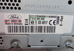 Ford - S-Max 1e gen vanaf 2006 Navigatietoestel reparatie