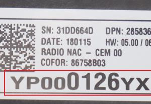 Opel - Crossland X vanaf 2017 Navigatiescherm reparatie