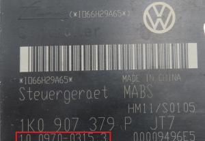Volkswagen - Golf 5 vanaf 2003 ABS reparatie