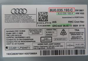 Audi - Q3 vanaf 2011 Navigatiemodule reparatie