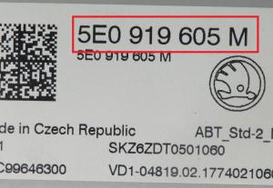 Skoda - Octavia 3 (5E) vanaf 2014 Navigatiescherm reparatie
