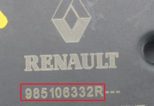 Dacia - Sandero Stepway B8 vanaf 2012 airbagmodule reparatie