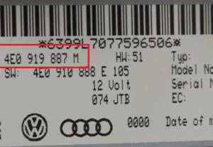 Audi - A4 B8 vanaf 2007 Navigatiemodule reparatie