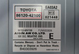 Toyota - RAV 4 2de gen. vanaf 2001 Navigatietoestel reparatie