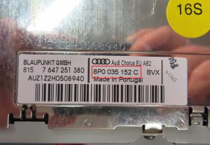 Audi - A3 8P vanaf 2003 Radio CD-Speler reparatie