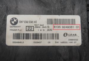 Benelli - 3-Serie E90 vanaf 2004 Diverse-modules reparatie