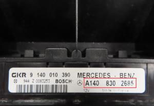 Mercedes - E-klasse W210 vanaf 1995 Kachelbedieningspaneel reparatie