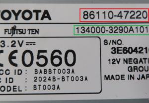 Toyota - Prius 2 vanaf 2003 Navigatiescherm reparatie