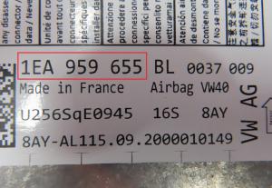Seat - Leon 3 (5F facelift) vanaf 2017 Airbagmodule reparatie