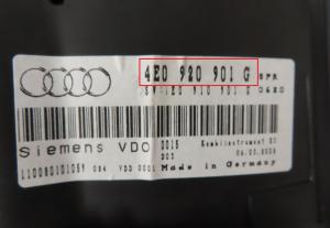 Audi - A8 4E vanaf 2002 Tellerpaneel reparatie