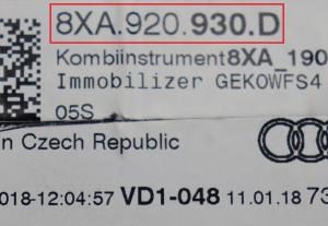 Audi - A1 vanaf 2010 Tellerpaneel reparatie