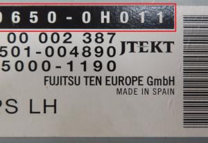 Toyota - Aygo 1e gen vanaf 2005 EPS-Stuurbekrachtigings ECU reparatie