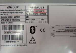 Renault - Clio 4 vanaf 2012 Radiotoestel reparatie