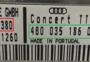 Audi - A2 8Z vanaf 1999 Radio CD-Speler reparatie
