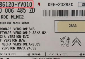 Toyota - Aygo 1e gen vanaf 2005 Radio CD-Speler reparatie