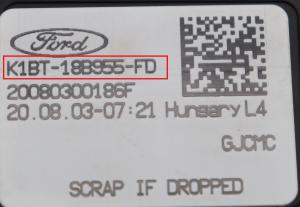 Ford - Transit Custom facelift vanaf 2018 Navigatiescherm reparatie