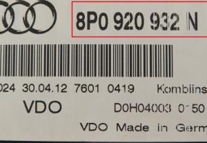 Audi - A3 8V vanaf 2012 Tellerpaneel reparatie
