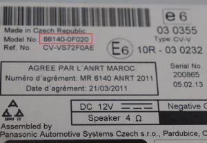 Toyota - Verso vanaf 2013 Navigatietoestel reparatie