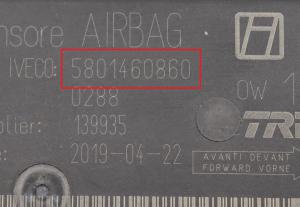Iveco - Daily 7 vanaf 2019 Airbagmodule reparatie