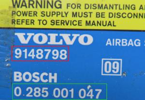 Volvo - 850 vanaf 1991 airbagmodule reparatie