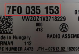 Volkswagen - Caddy 3 facelift vanaf 2015 Radio Mediatoestel reparatie