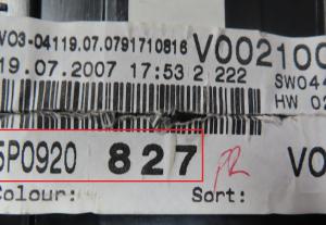 Seat - Altea XL vanaf 2006 Tellerpaneel reparatie