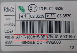 Ford - C-Max 1 vanaf 2003 Radio CD-Speler reparatie