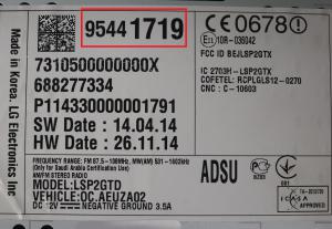Opel - Adam vanaf 2013 Navigatietoestel reparatie