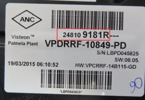 Renault - Captur vanaf 2013 Tellerpaneel reparatie