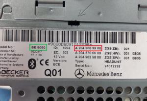 Mercedes - C-klasse W204 vanaf 2007 CD Wisselaar reparatie