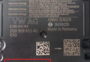 Volkswagen - Polo 6 (AW vanaf 2017) Airbagmodule reparatie