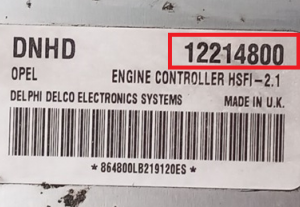 Opel - Corsa C vanaf 2000 Motor ECU reparatie