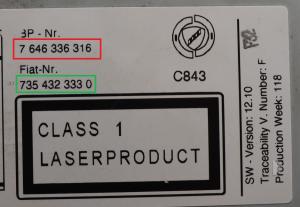 Fiat - Croma II Facelift vanaf 20089 Radio CD-Speler reparatie