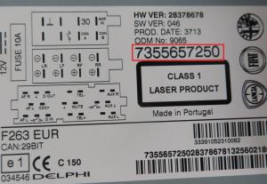 Fiat - Doblo 2 vanaf 2010 Radio CD-Speler reparatie