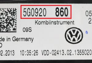 Volkswagen - Golf 7 vanaf 2012 Tellerpaneel reparatie