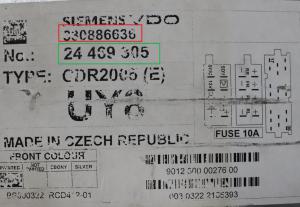 Opel - Vectra C vanaf 2002 Radio CD-Speler reparatie