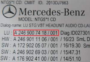 Mercedes - CLA W27 vanaf 2013 Navigatietoestel reparatie