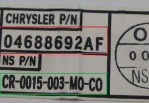 Chrysler - Prowler vanaf 1997 Tellerpaneel reparatie