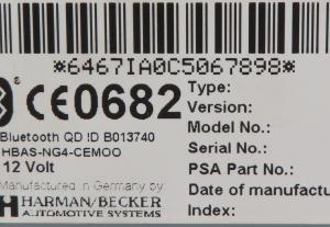 Peugeot - 5008 1e gen. vanaf 2009 Navigatietoestel reparatie