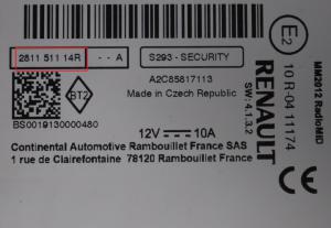 Renault - Trafic Phase 3 vanaf 2014 Radiomodule reparatie