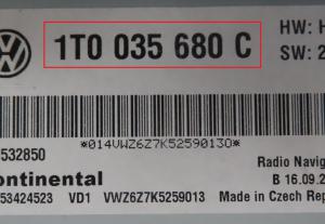 Volkswagen - Sharan vanaf 2000 Radio CD-Speler reparatie