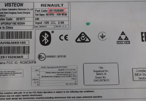 Renault - Trafic Phase 3 vanaf 2014 Radio CD-Speler reparatie