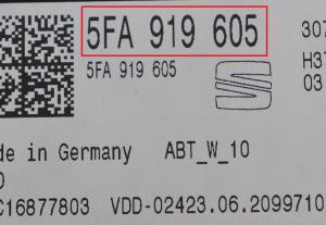 Seat - Leon 4 v.a. 2020 Navigatiescherm reparatie