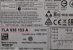 Volkswagen - Transporter T 6.1 v.a. 2019 Radio Mediatoestel reparatie
