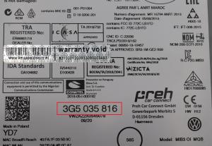 Volkswagen - Caddy 5 vanaf 2020 Navigatietoestel reparatie