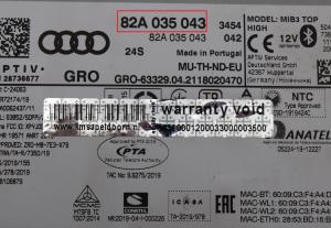 Audi - Q3 F3 v.a. 2018 Navigatiemodule reparatie