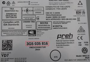 Volkswagen - Passat B8 vanaf 2014 Navigatietoestel reparatie