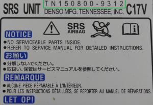 Honda - HR-V 2de gen. v.a. 2015 Airbagmodule reparatie